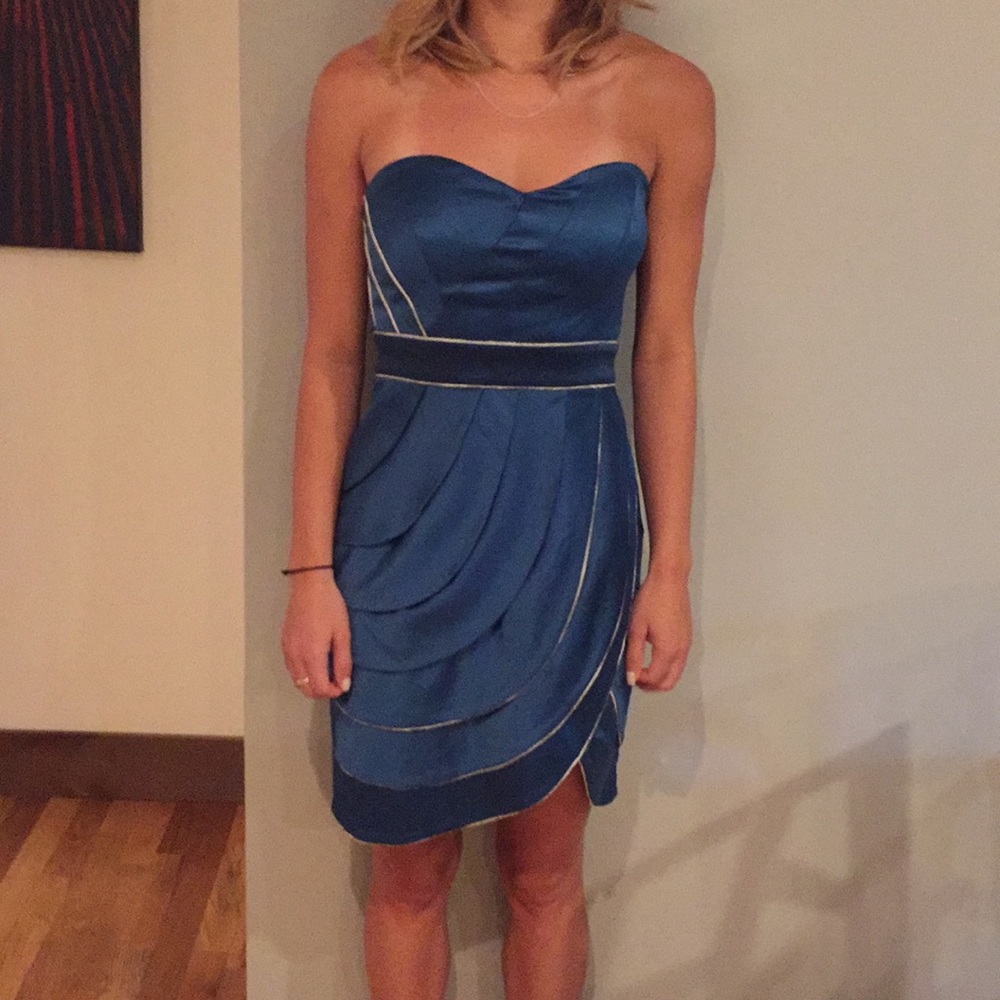 Blue event dress